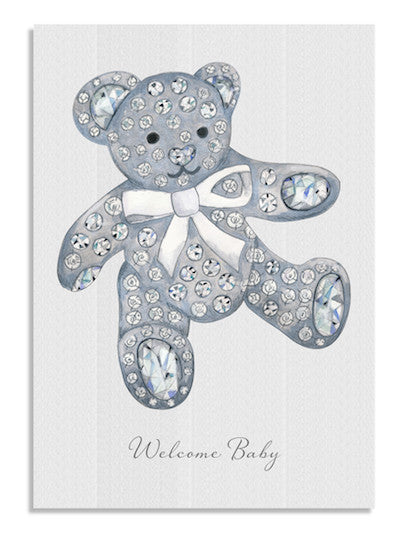 Crystal Teddy card
