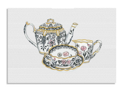 Monochrome Tea card