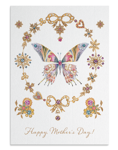 Butterfly Crest card