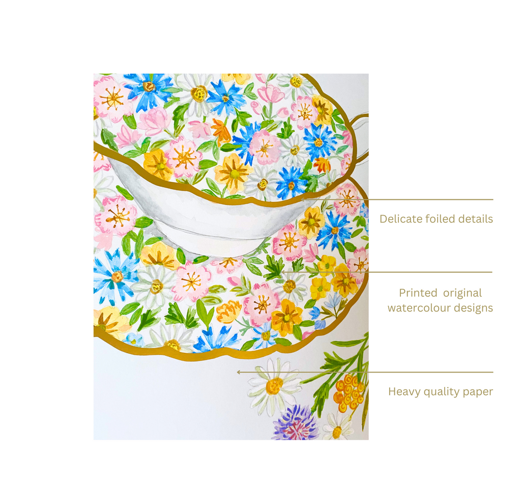 Teacups calendar