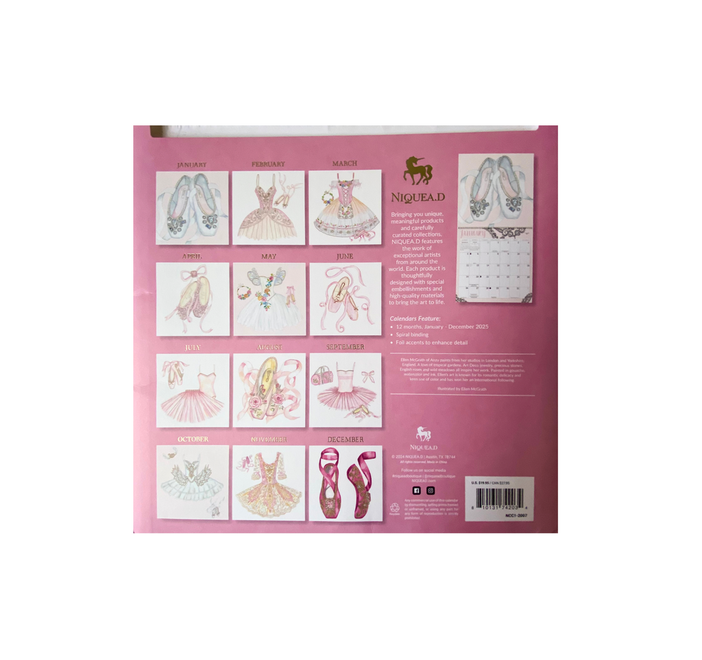 Ballerina calendar