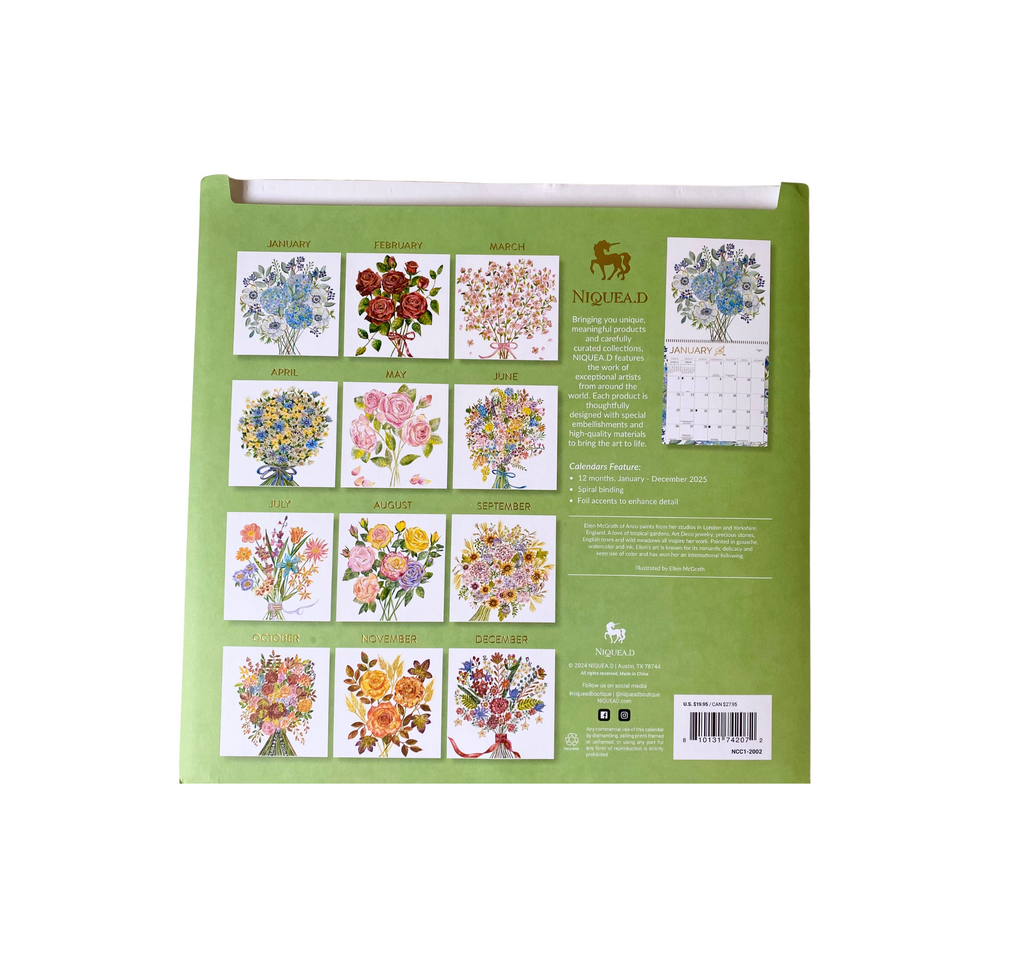 Bouquet calendar