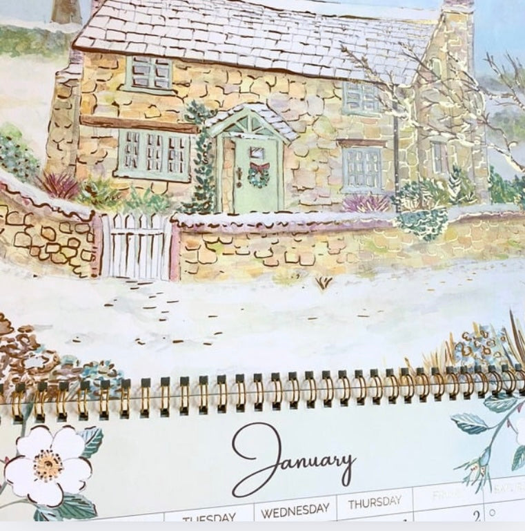 Cosy cottage calendar