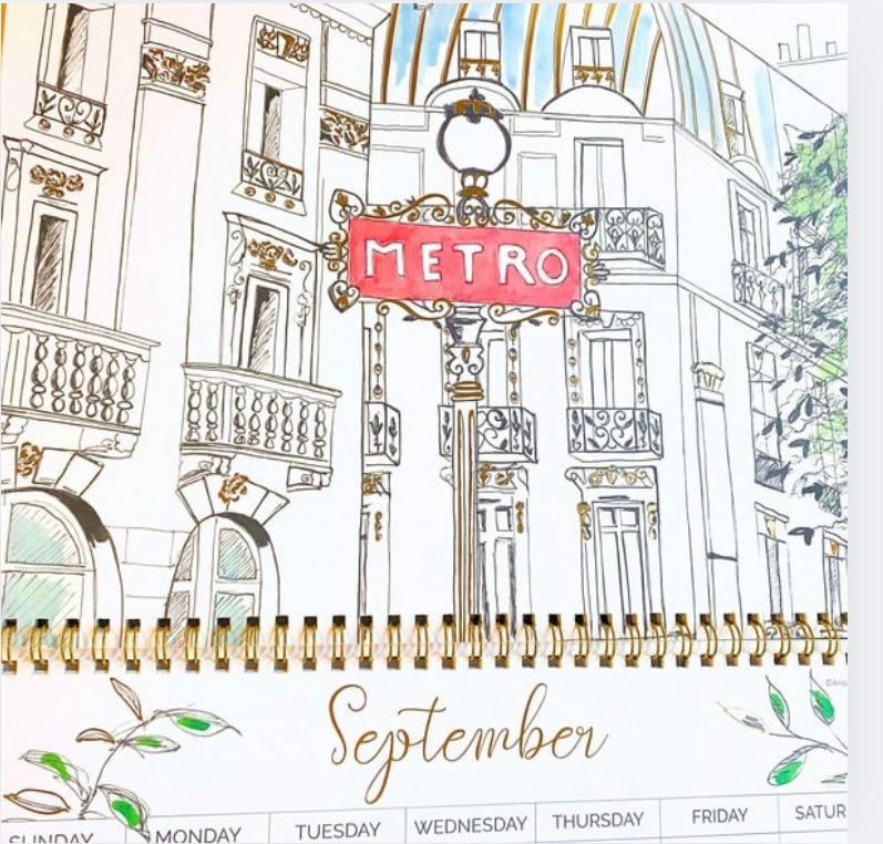 Paris calendar
