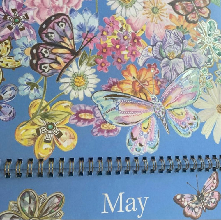 Jewelled Garden calendar