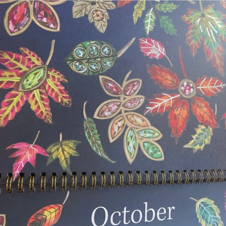 Jewelled Garden calendar