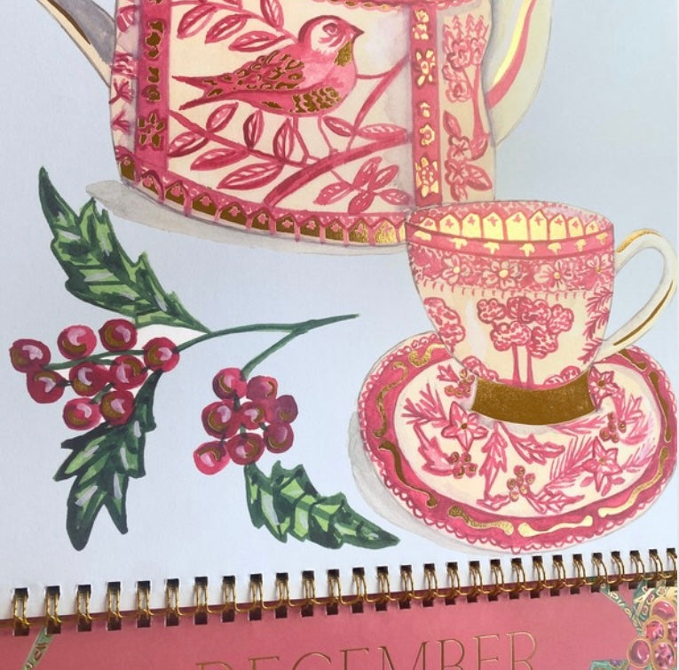 Teacups calendar