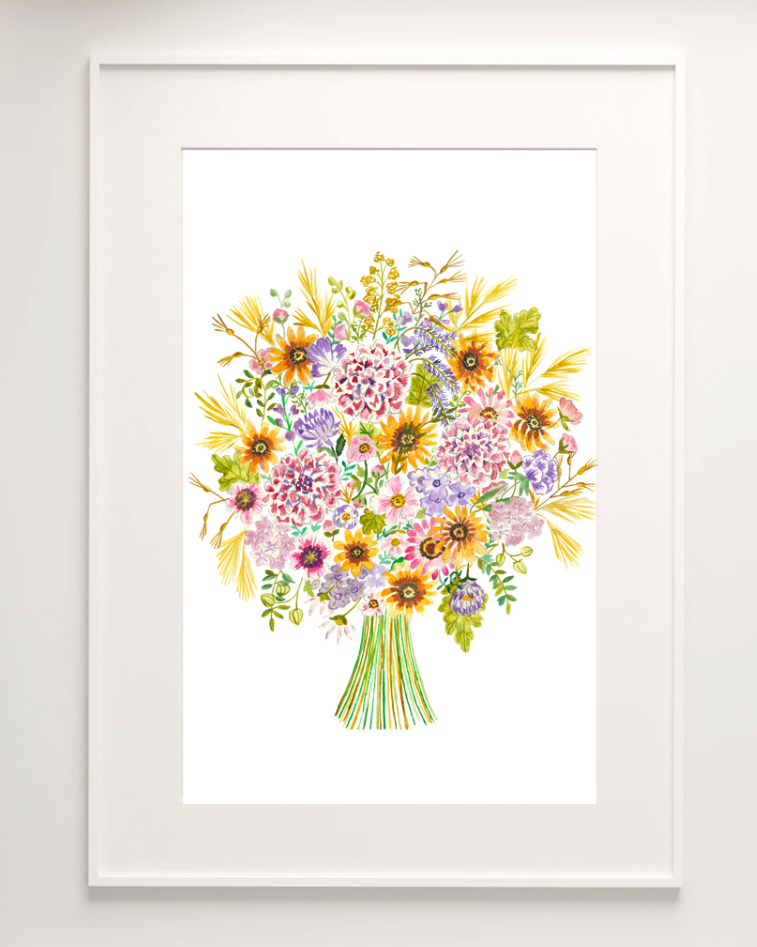 Print of Sunshine Bouquet