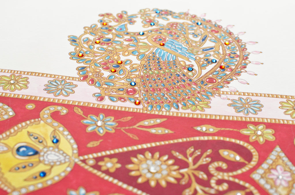 Indian Peacock print
