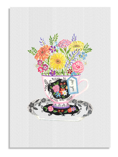Teacup Flowers cards