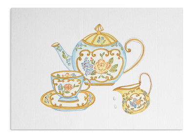Porcelain Tea card