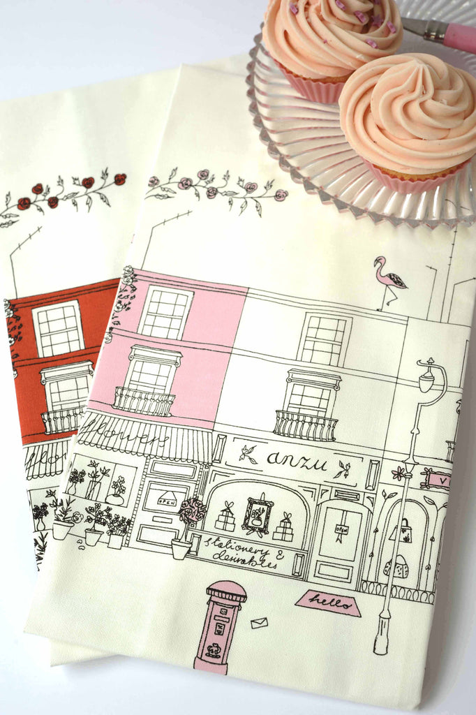 Notting Hill Tea Towel