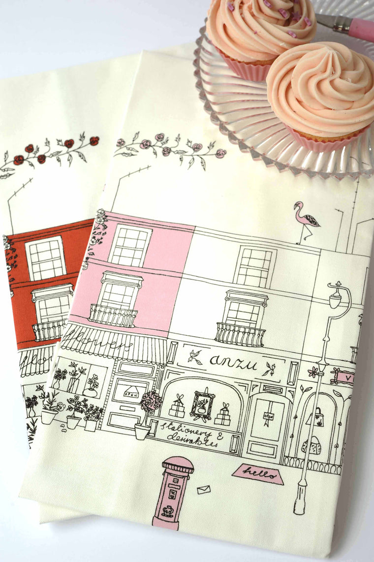 Notting Hill Tea Towel