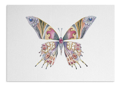 Jewelled Butterfly card