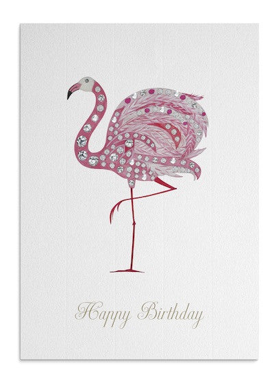 Flamingo card