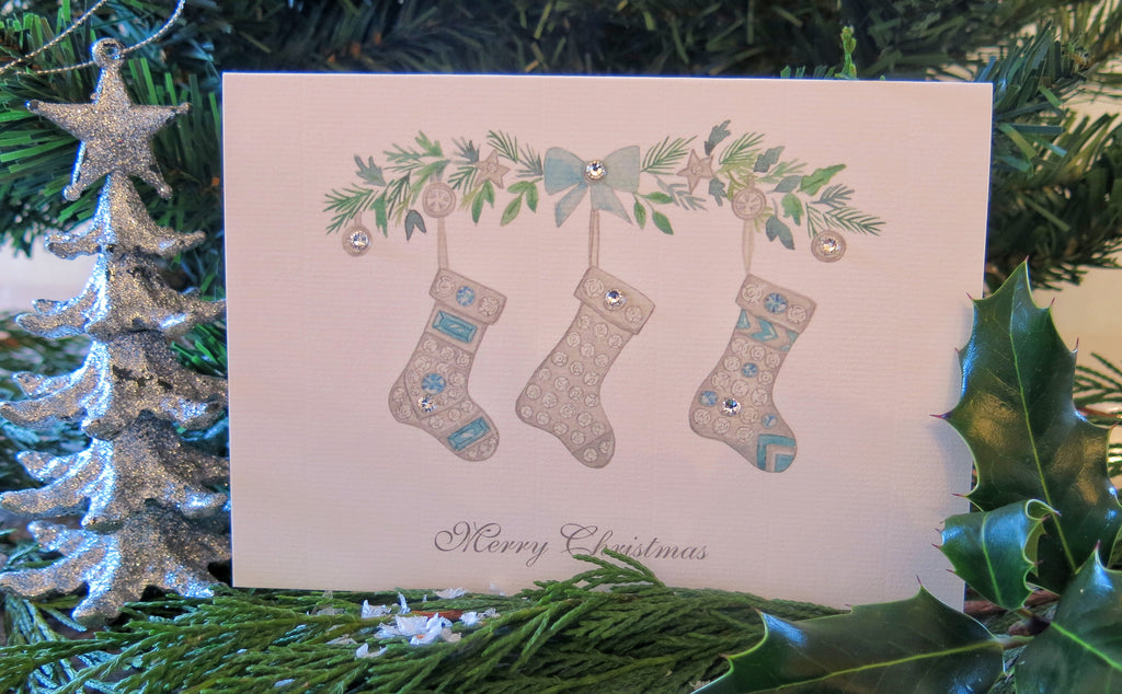 Christmas Stockings card