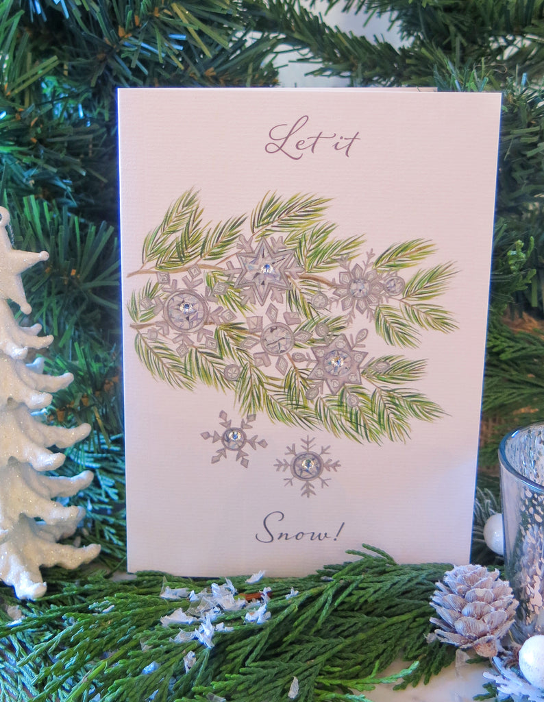 Snowflake Branches card