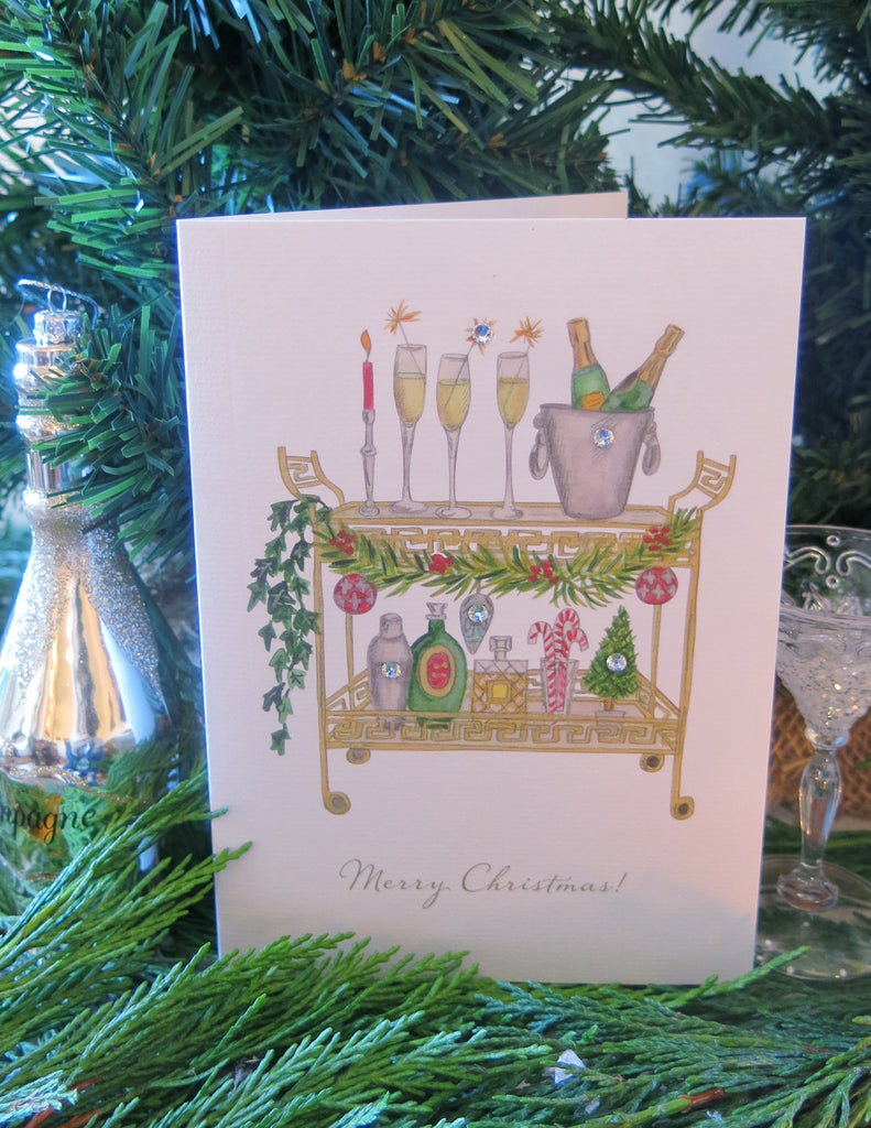 Christmas Trolley card