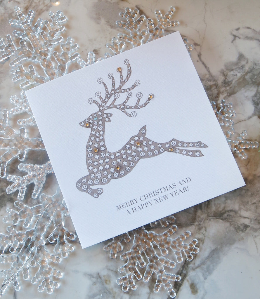 Christmas Diamonds are Forever Reindeer card