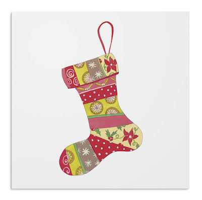 Ruby Christmas stockings card