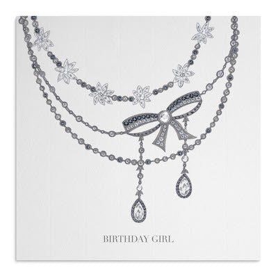Black and White Diamonds card