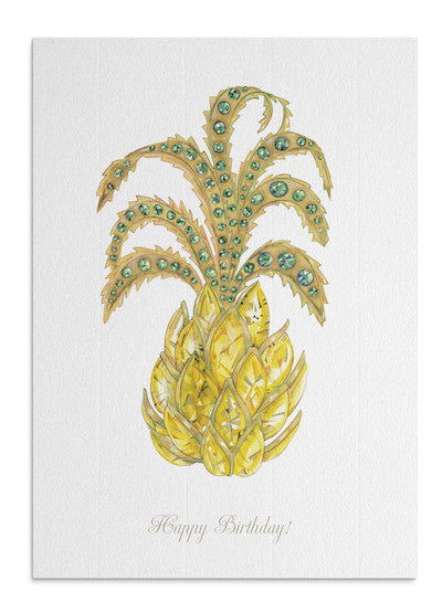 Jewel Pineapple card