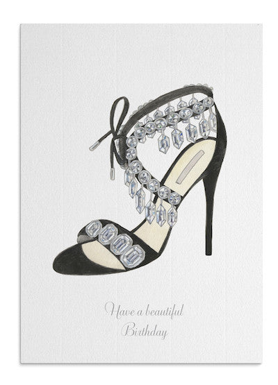 Diamond heels card