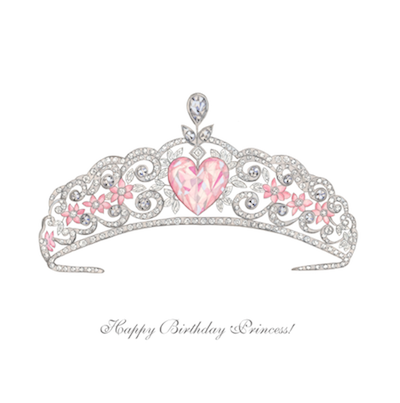 Princess Tiara card