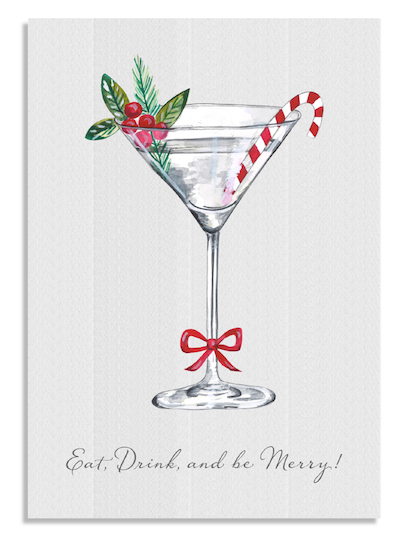 Christmas Cocktail card