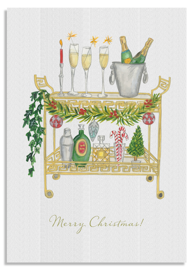 Christmas Trolley card