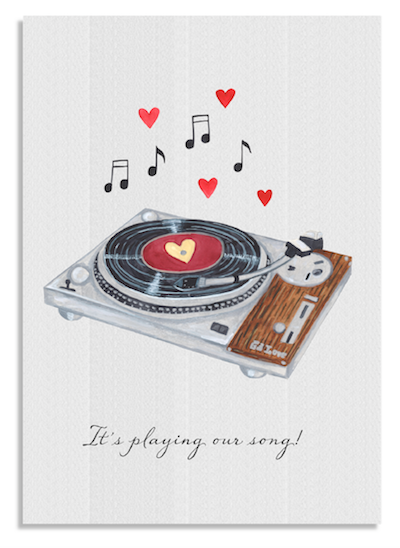 Love Vinyl card