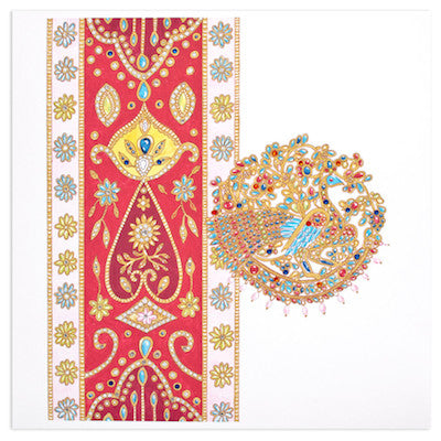 Indian Peacock print