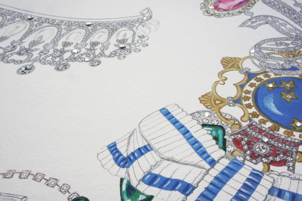 Queen's Jewels print
